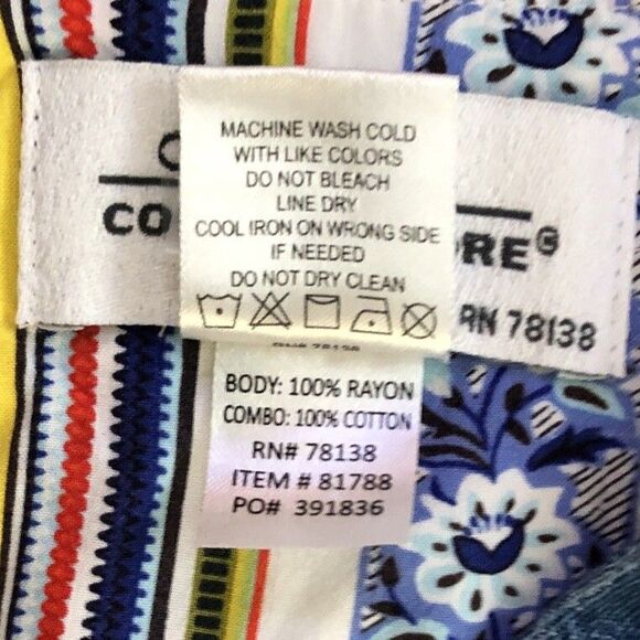 The Vermont Country Store Patchwork Dress Womens S Babydoll Grannycore Hippie - Picture 10 of 10